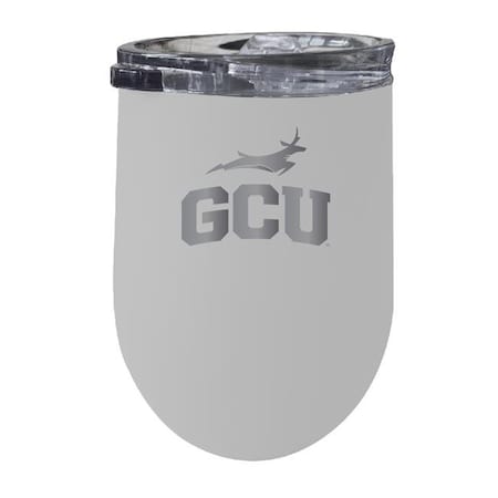 R & R Imports ITWE-C-GCU20W Grand Canyon University Lopes 12 Oz Insulated Wine Stainless Steel Tumbler; White